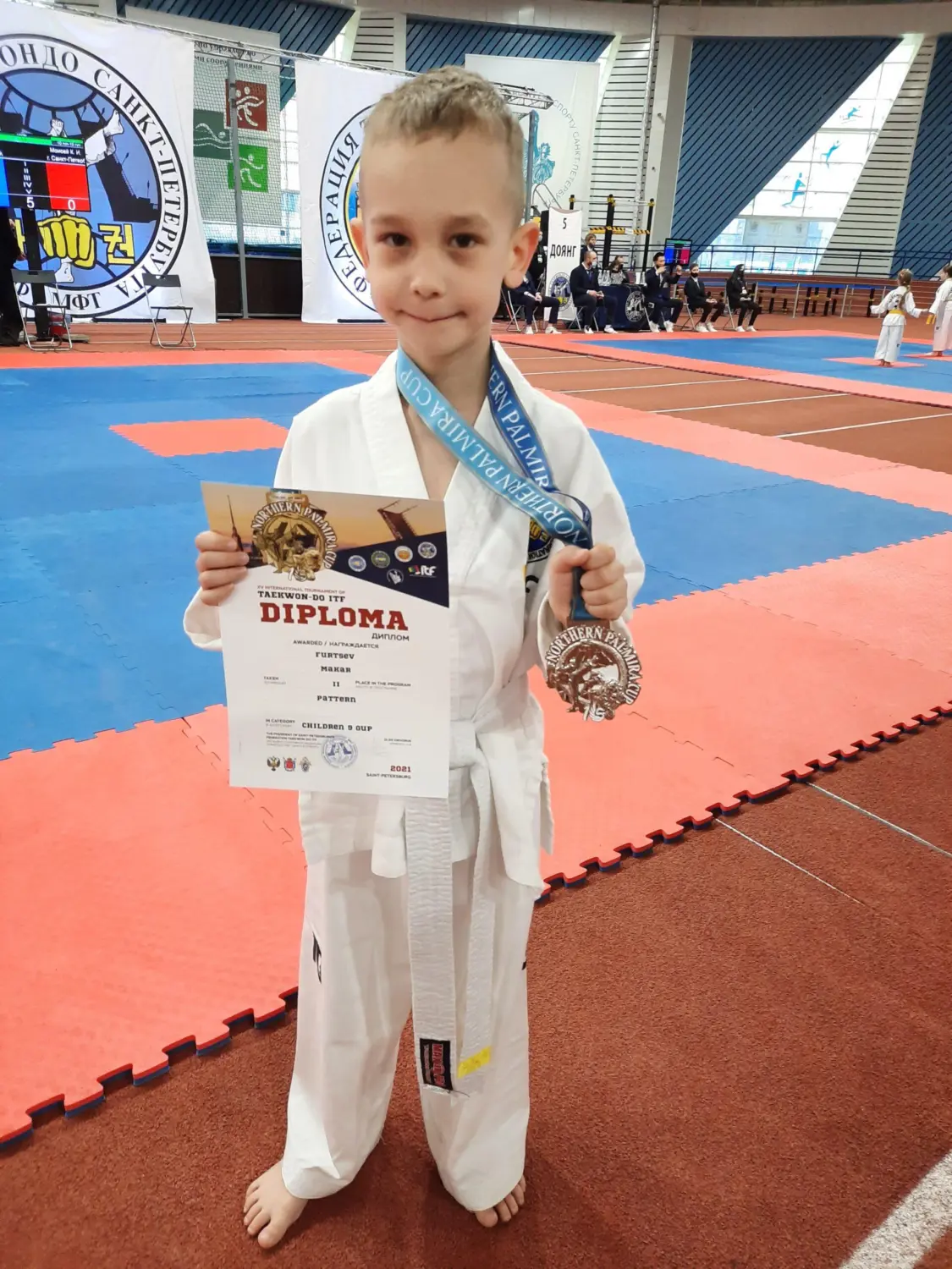Всероссийские соревнования по Тхэквондо МФТ и Межрегиональные соревнования федерации тхэквондо МФТ России "Кубок Северной Пальмиры" 3-4 апреля 2021г.